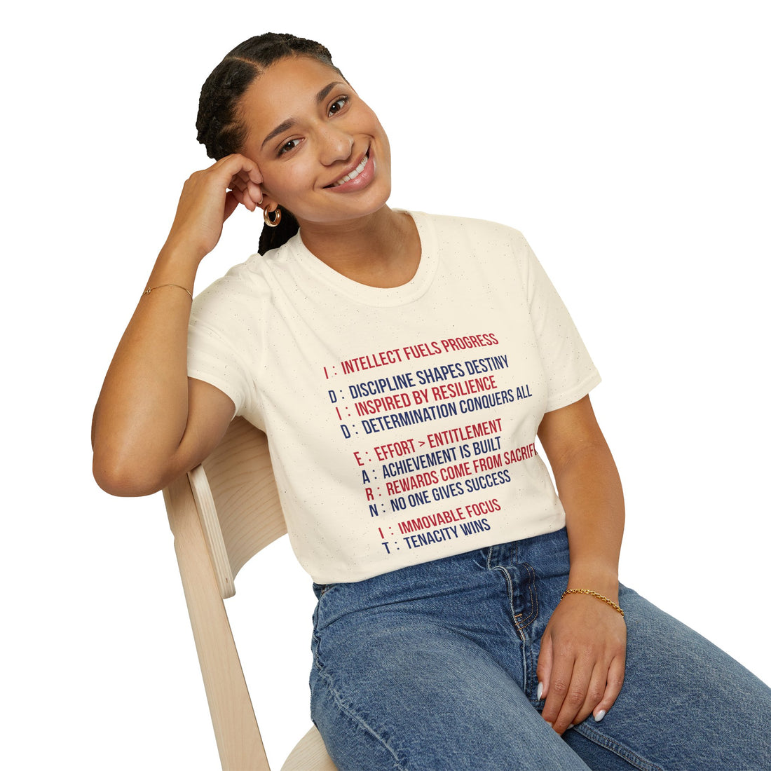 Unisex IDEI T-Shirt – Resilience Tee for Gym, Everyday Wear & Graduation Gift