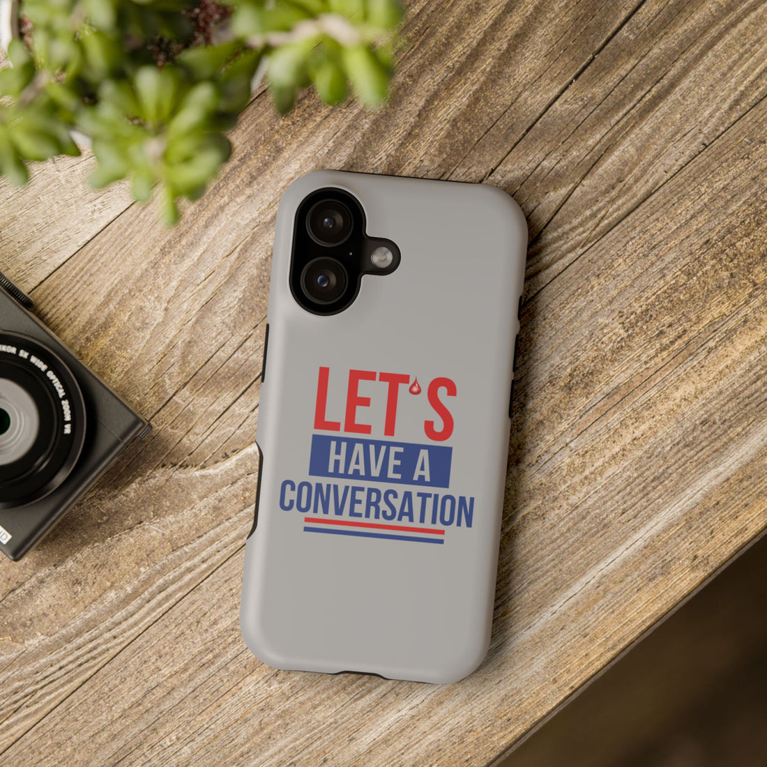 Conversation Starter Phone Case – Stylish Impact-Resistant Cover | Unique Gift for Friends & Talk Encouragement Accessory