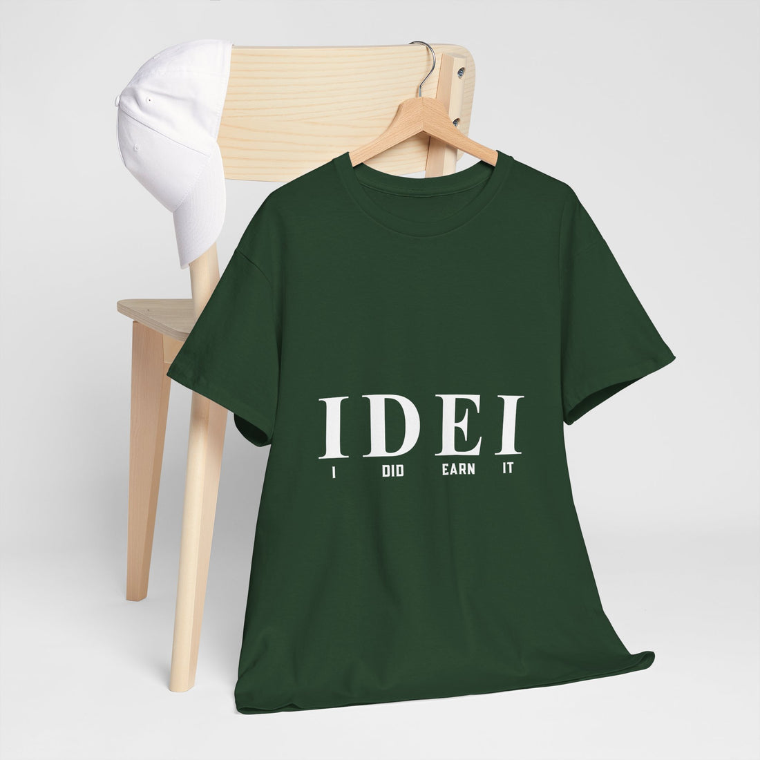 Earned It Motivational T-Shirt – Unisex Casual Tee | IDEI “I Did Earn It” Statement Apparel & Gift