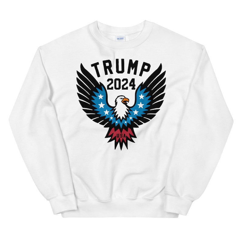 Trump 2024 Patriotic Eagle SweatShirt