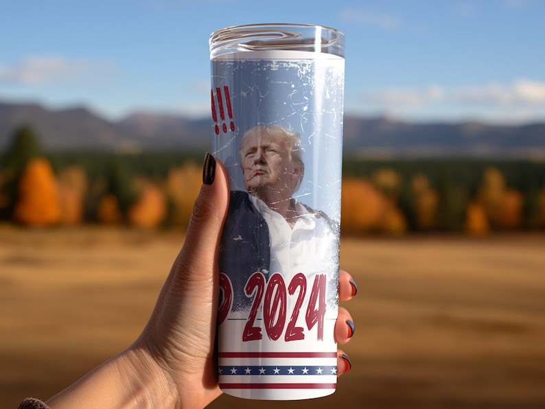 Trump 2024 Election Digital Tumbler Wrap